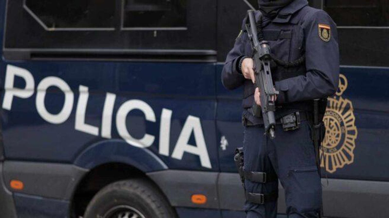 Un agent de la Unitat d'Intervenció Policial (UIP) de la Policia Nacional en una imatge d'arxiu Un agent de la Unitat d'Intervenció Policial (UIP) de la Policia Nacional en una imatge d'arxiu