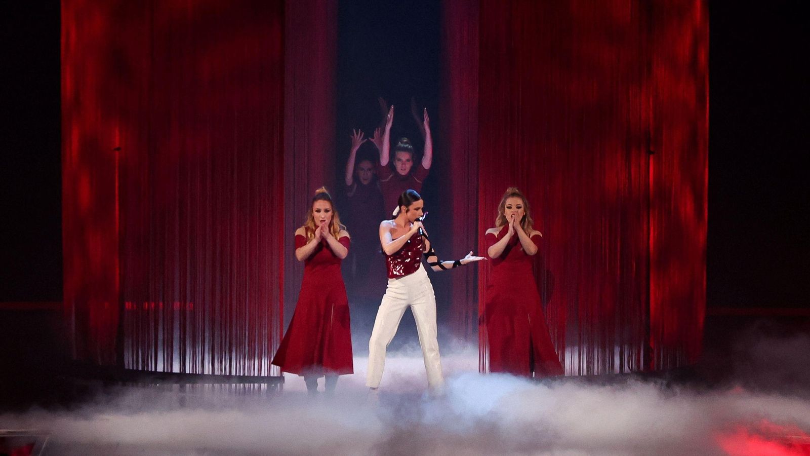 Actuació de Blanca Paloma en la final d'Eurovisió