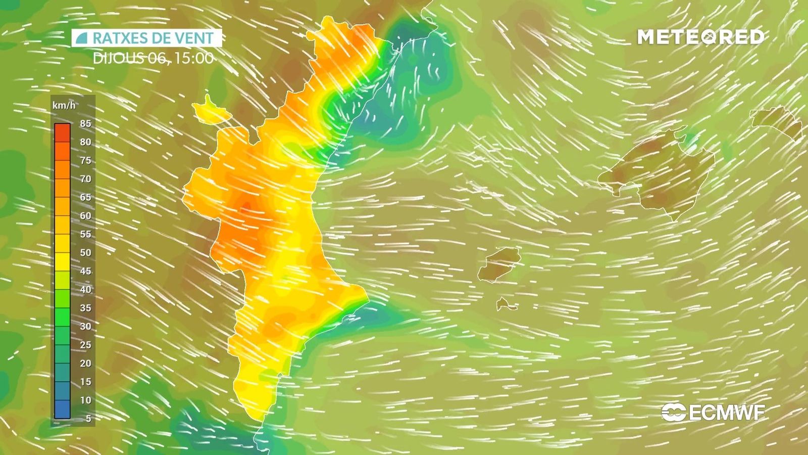 Dels ruixats de la matinada al ponent del migdia