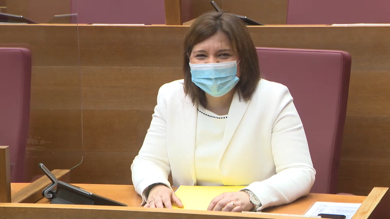 Isabel Bonig en Les notícies de la nit