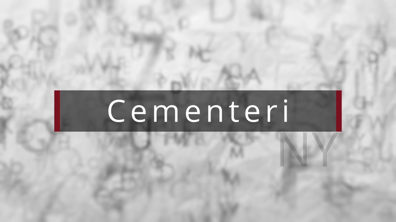 La paraula en imatges: 'cementeri'