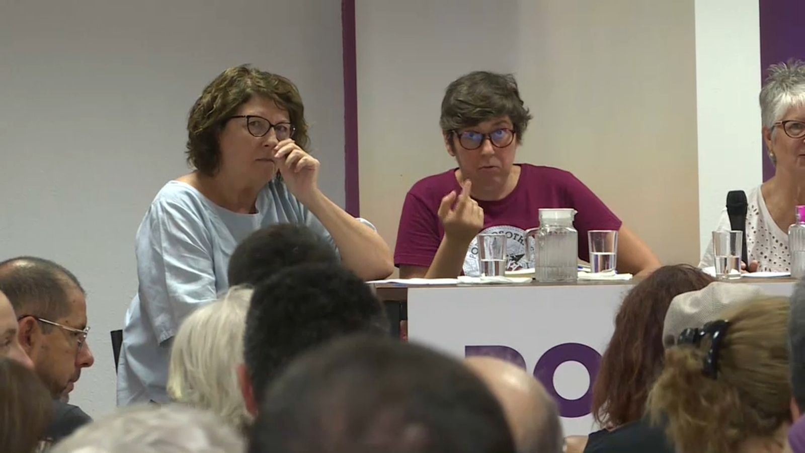 Pilar Lima en l’obertura del curs polític de Podem a València