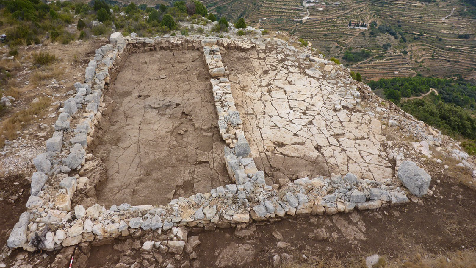 Imatge final de l'excavació