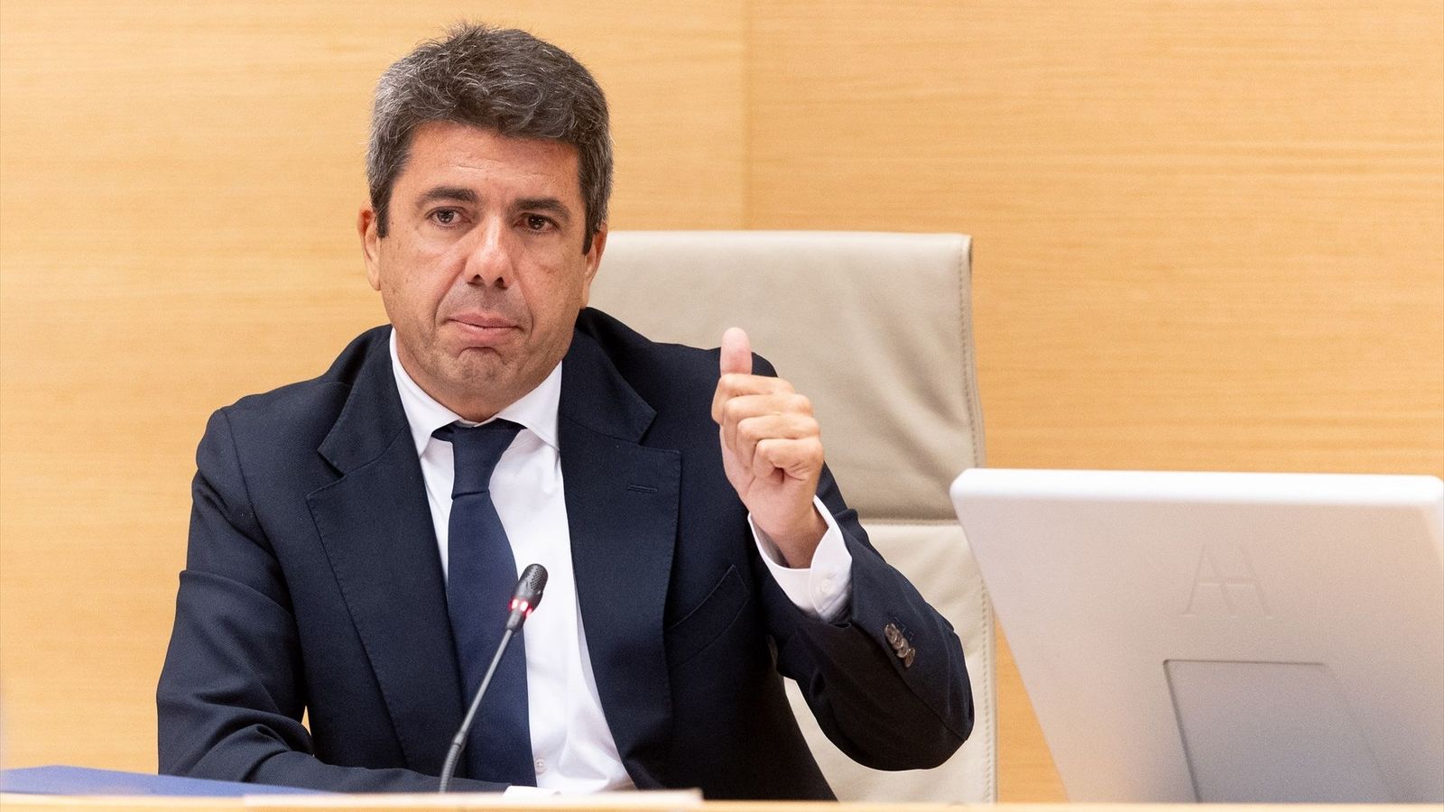 Mazón, el passat 17 de novembre al Congrés