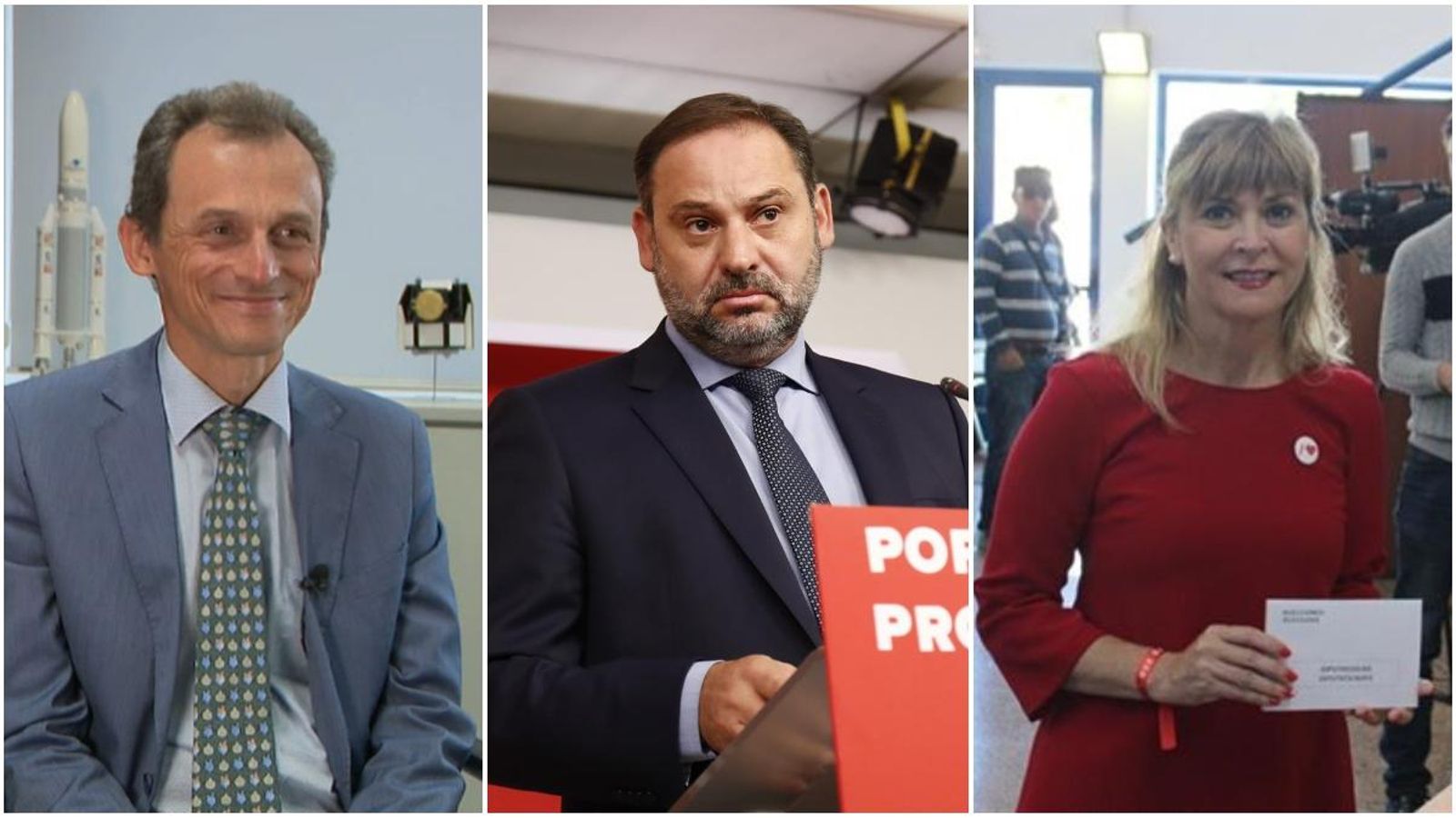 Pedro Duque (Alacant), José Luis Ábalos (València) i Susana Ros (Castelló) encapçalen les llistes al Congrés del PSPV-PSOE.