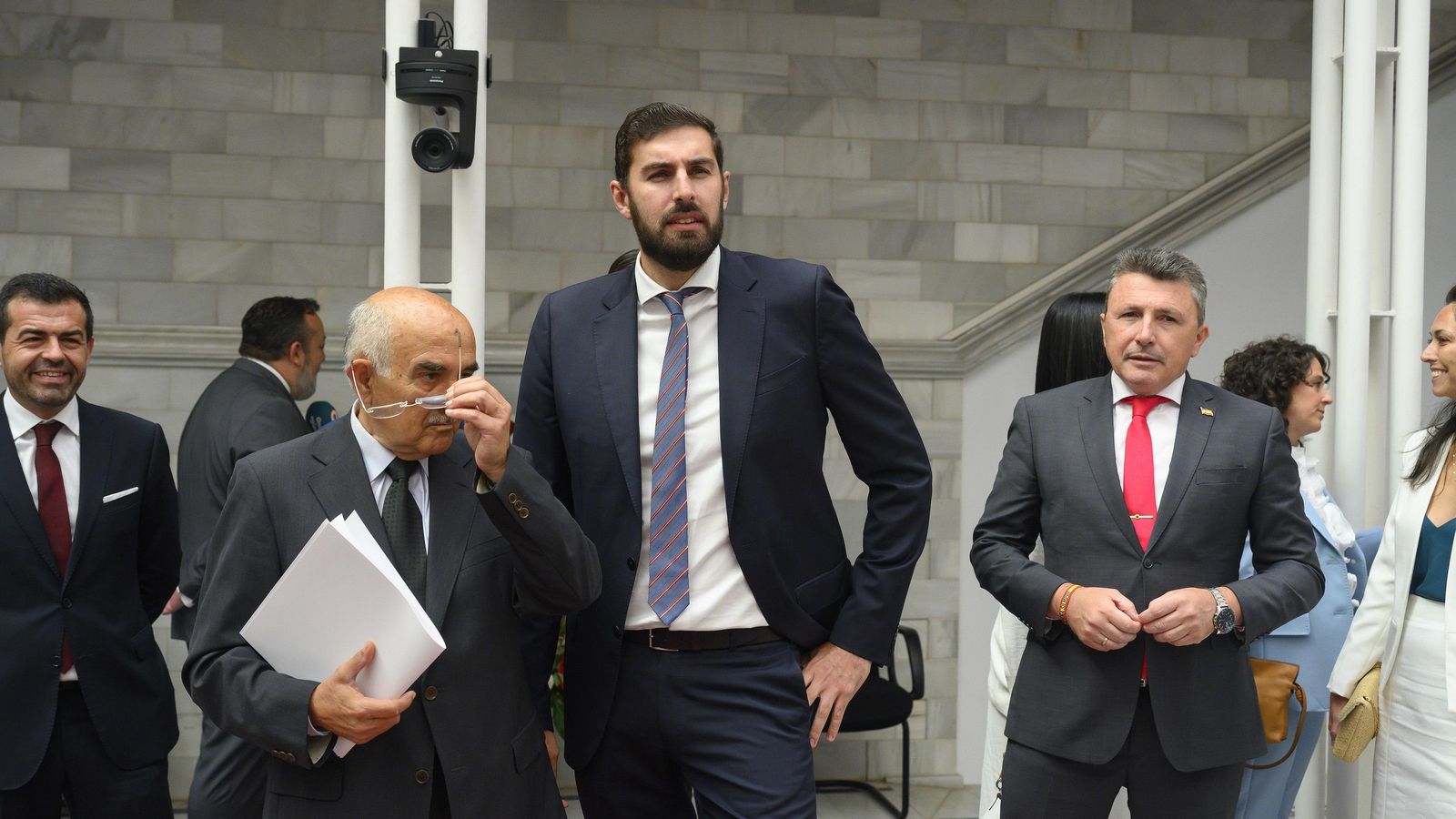 El president provincial de Vox a Múrcia, José Ángel Antelo, en la sessió constitutiva de l'Assemblea El president provincial de Vox a Múrcia, José Ángel Antelo, en la sessió constitutiva de l'Assemblea