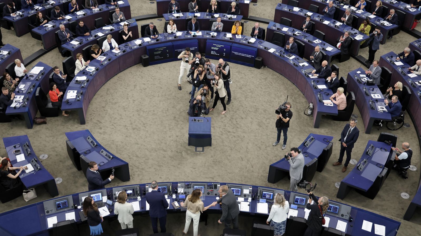 Primera sessió de la desena legislatura del Parlament Europeu