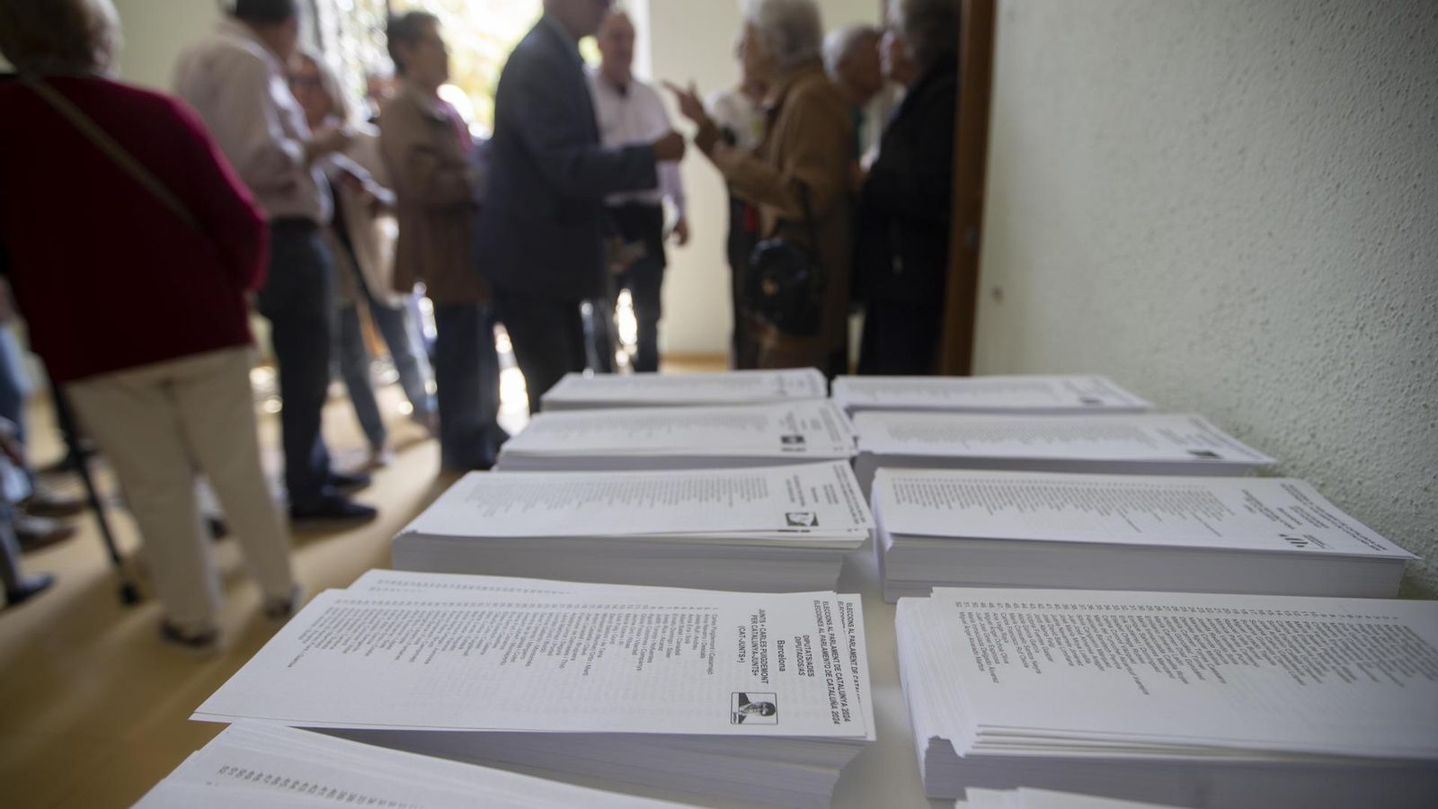 Jornada electoral a Catalunya Jornada electoral a Catalunya