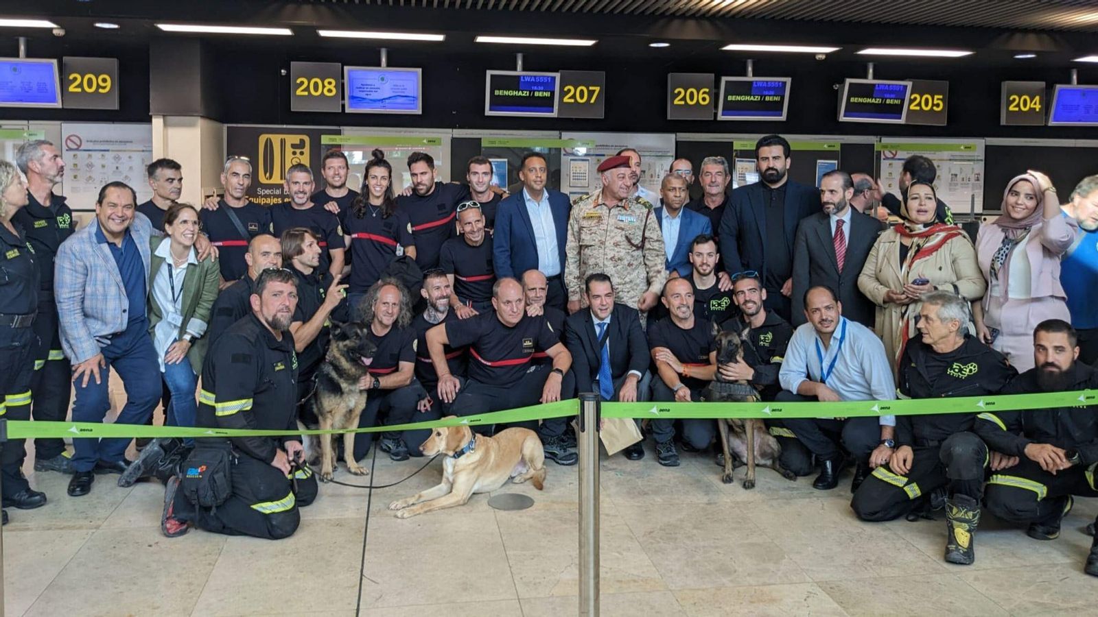 Expedició de bombers valencians a Líbia per a ajudar amb les tasques de rescat