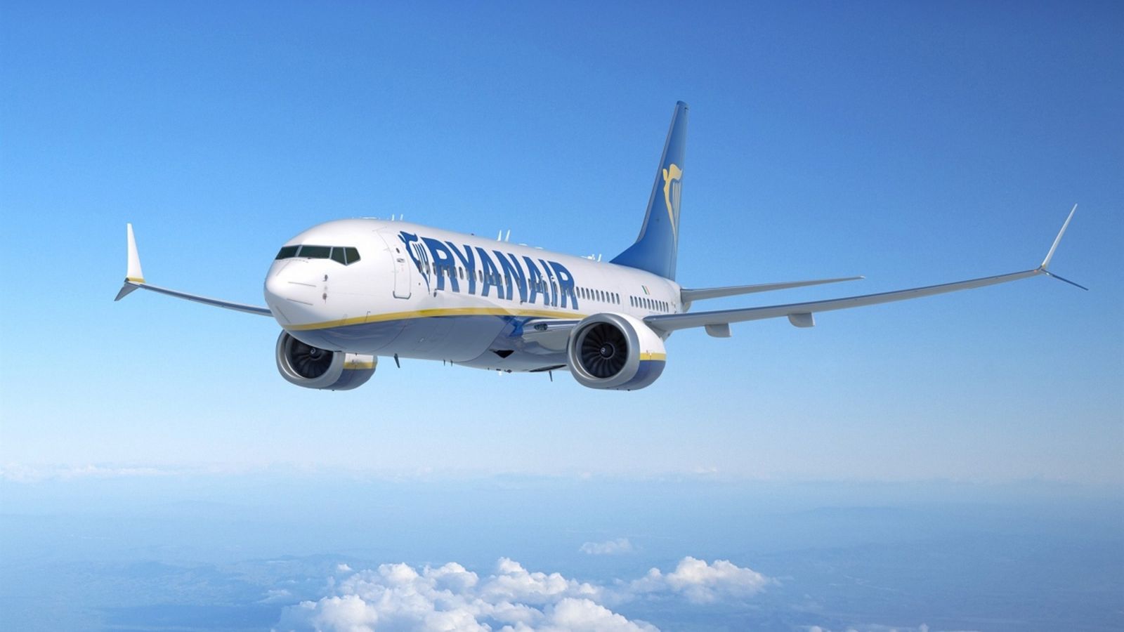 Una de les aeronaus de la flota de Ryanair