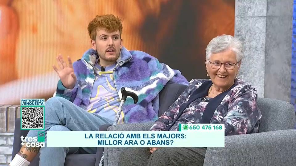 És millor la relació amb els majors ara o abans? Ho preguntem a Cabrafotuda i la seua iaia És millor la relació amb els majors ara o abans? Ho preguntem a Cabrafotuda i la seua iaia