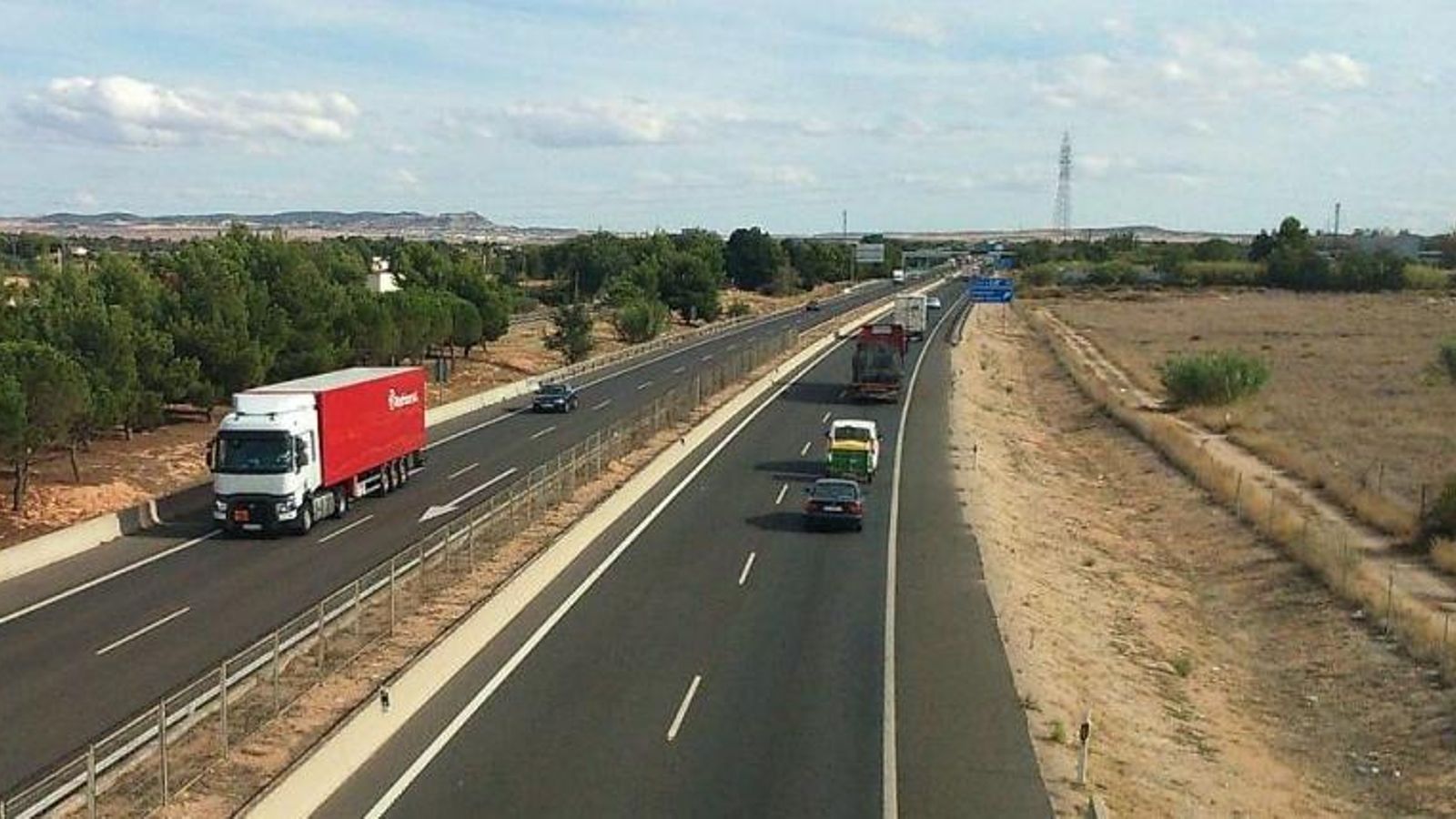 Autovia al terme d'Albacete