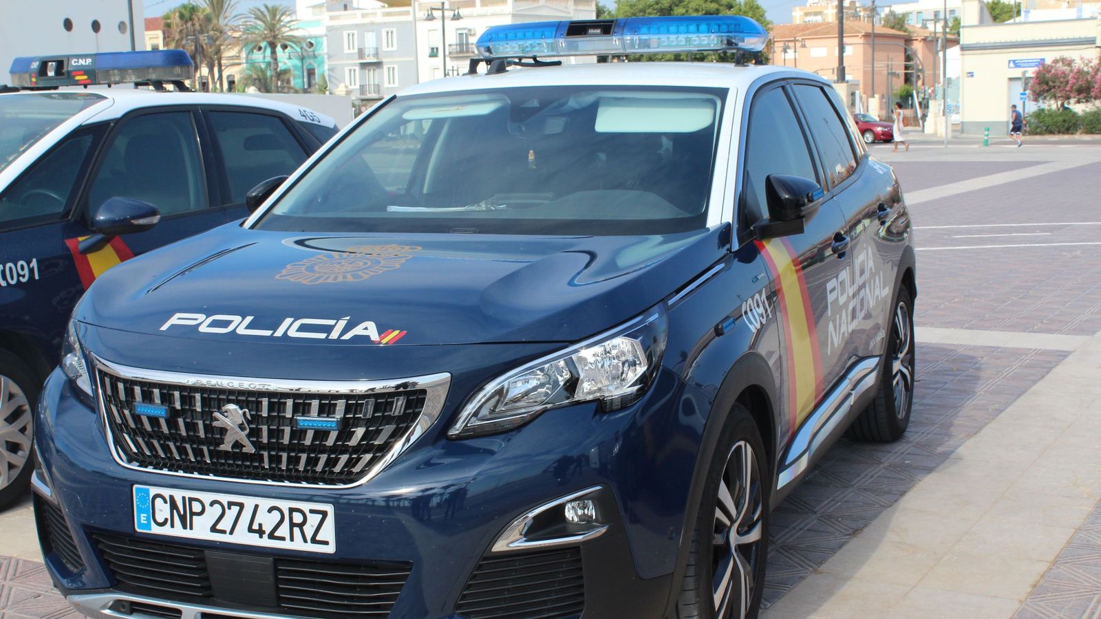 Imatge d'arxiu d'un vehicle de la Policia Nacional