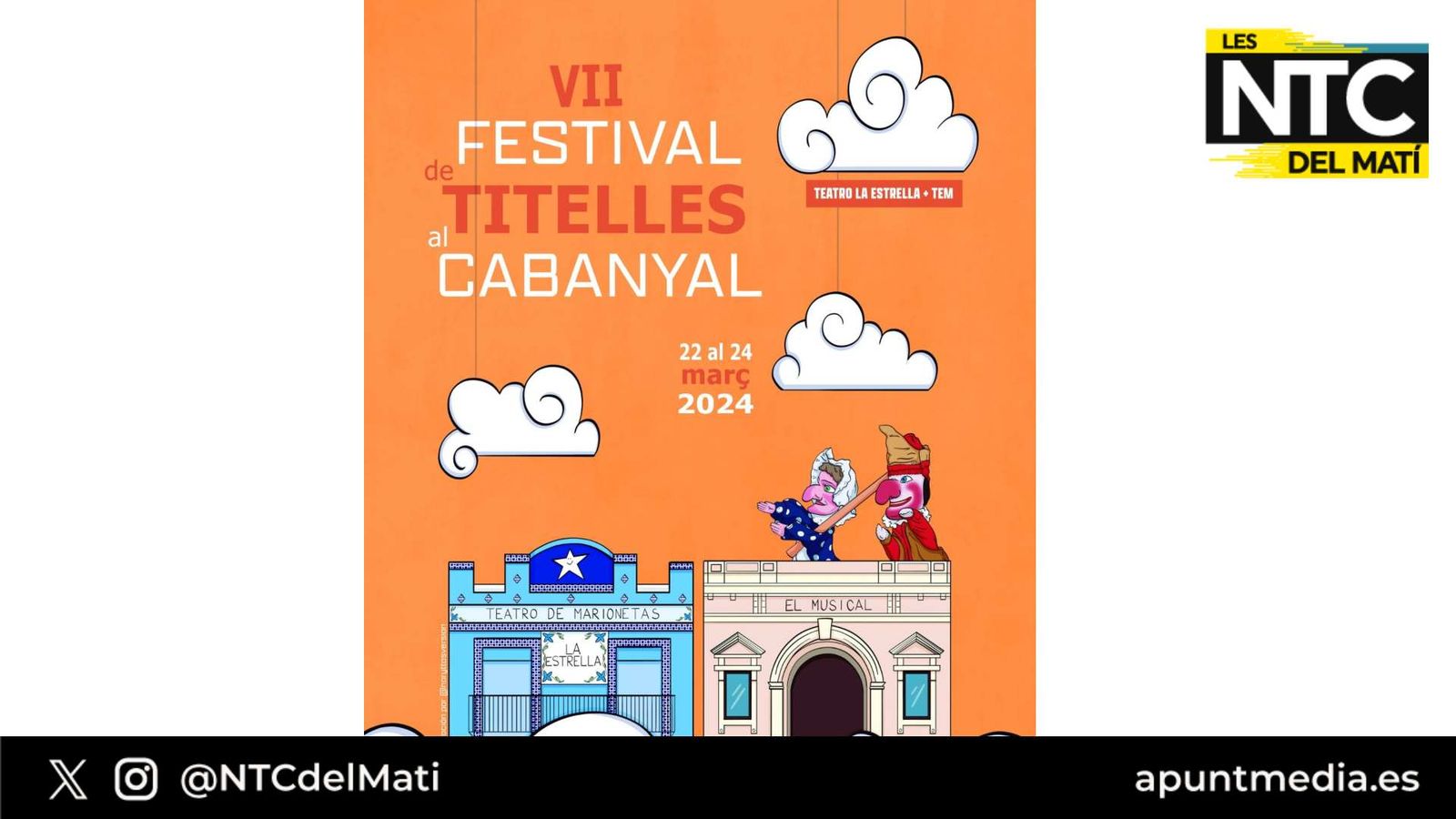 22.03.2024 | El barri del Cabanyal-Canyamelar estrena els "Concerts al Veles" i el Festival de Titelles