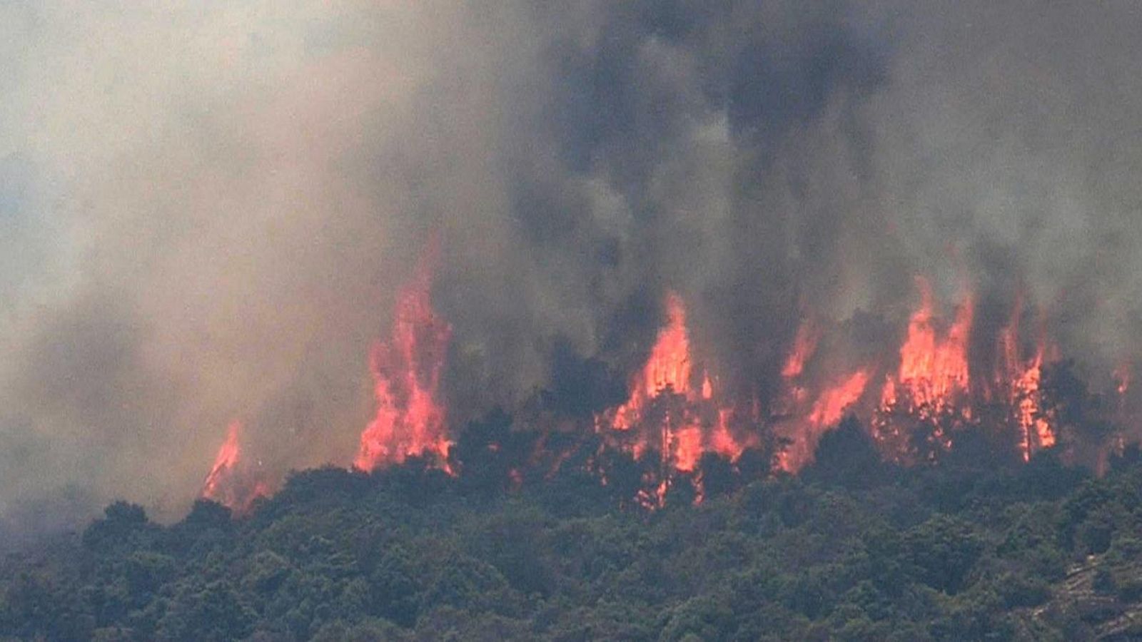 Imatge de l'incendi d'Almorox