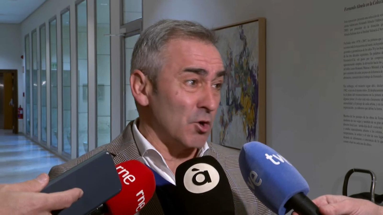 El síndic del PP en les Corts, Miguel Barrachina, valora aquest dilluns els resultats de les eleccions gallegues