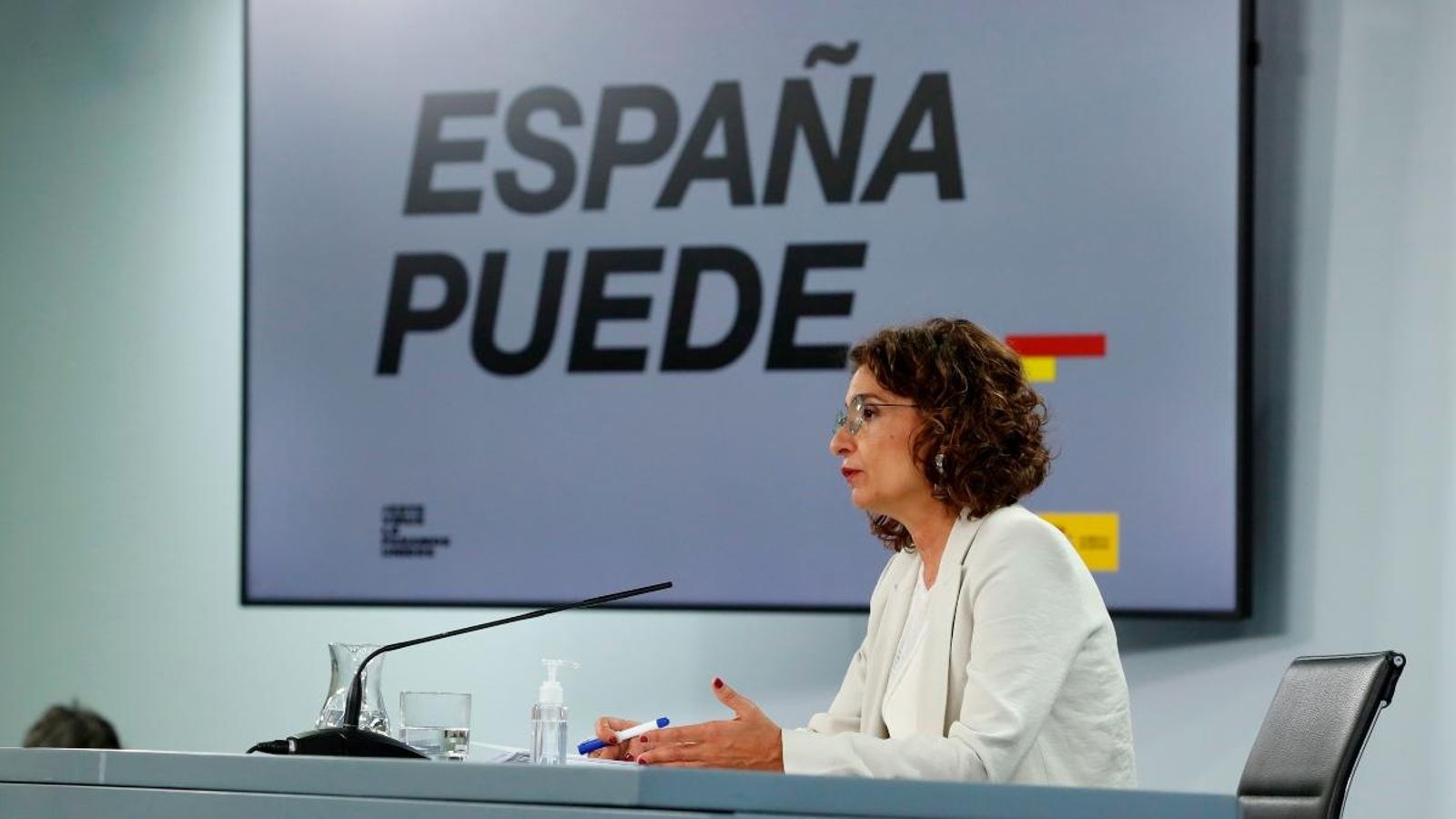 La ministra portaveu del govern espanyol, María Jesús Montero, després del Consell de Ministres