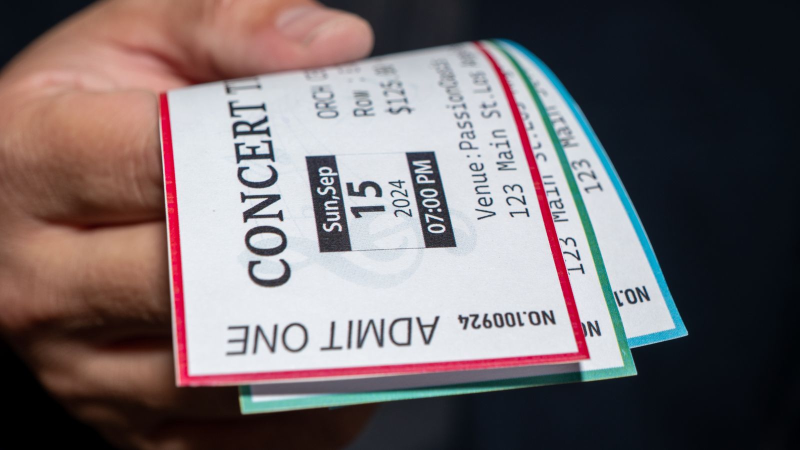 Entrades per a un concert