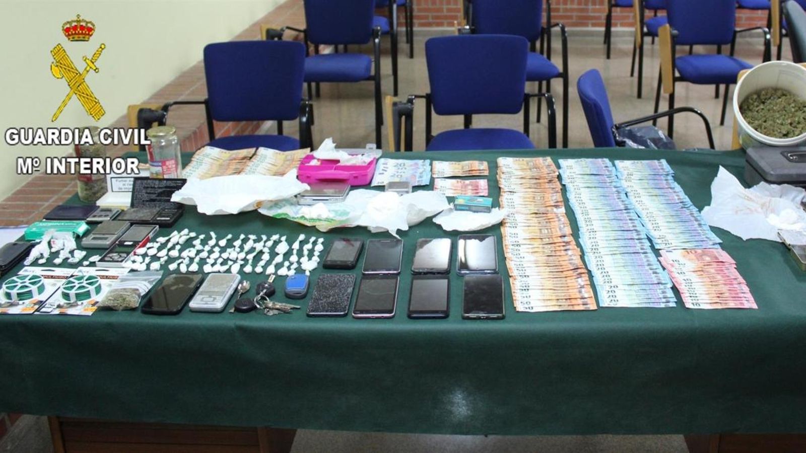 Material intervingut en l'operació