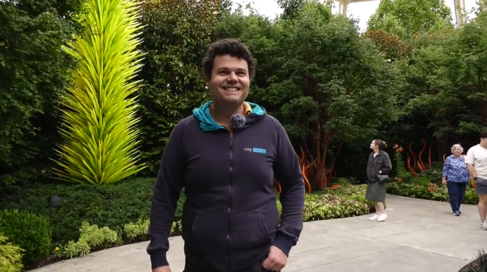 Amb Andrés Garcia estarem a la Space Needle, un punt de referència arquitectònic i turístic que atreu cada any més d’1,3 milions de visitats