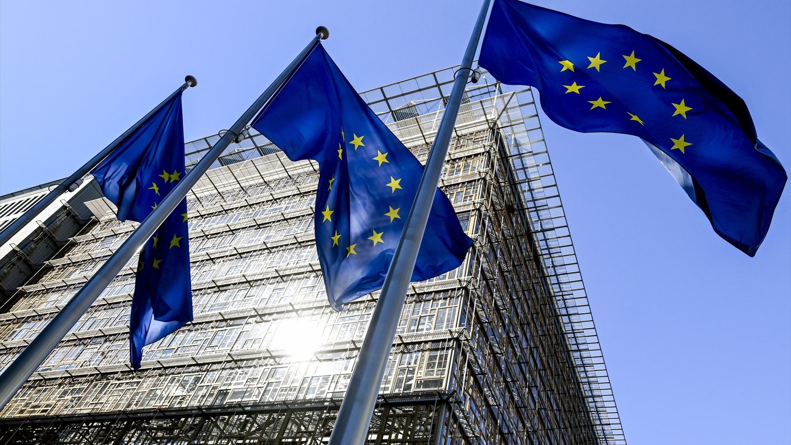 Banderes de la UE, imatge d'arxiu