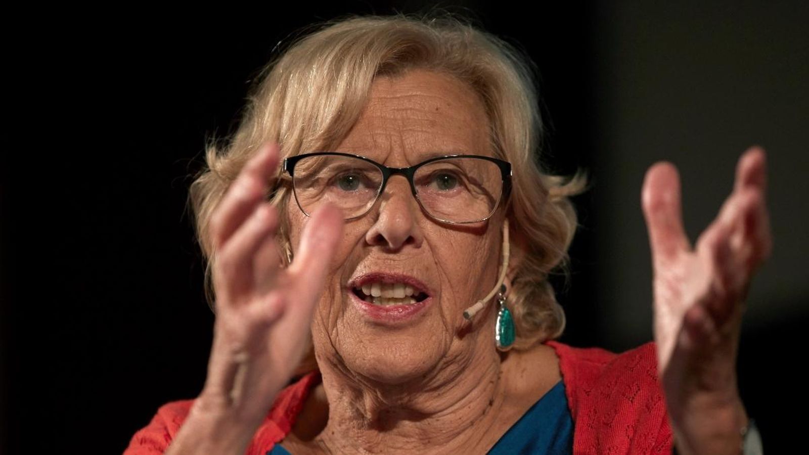 L'exalcaldessa de Madrid Manuela Carmena, durant la seua participació en el XIX Fòrum Acave