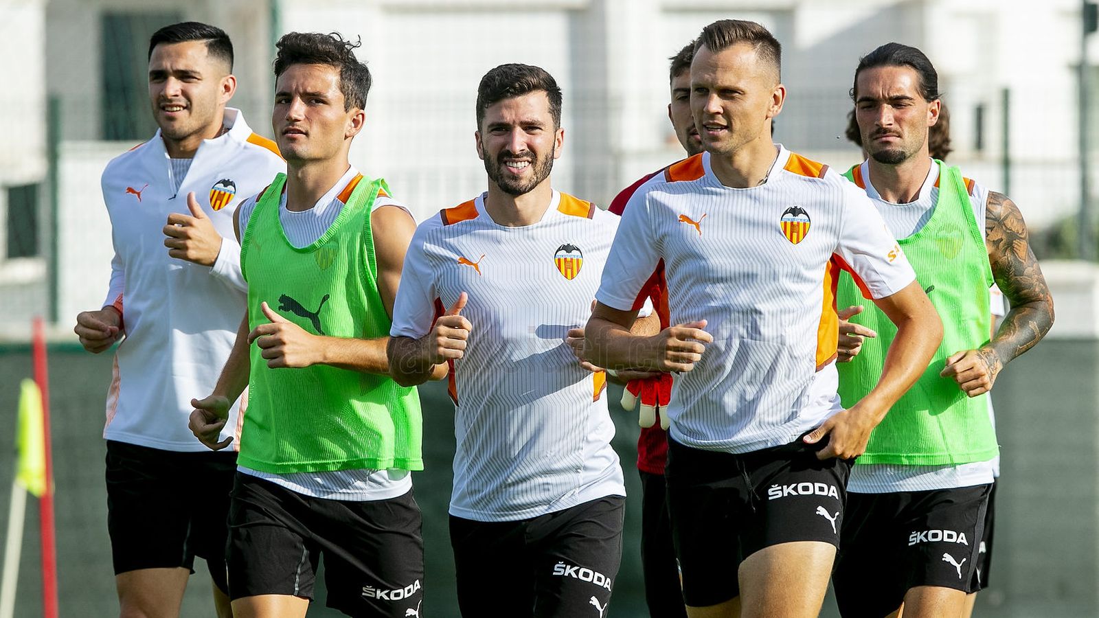 Imatge d'un entrenament del València CF