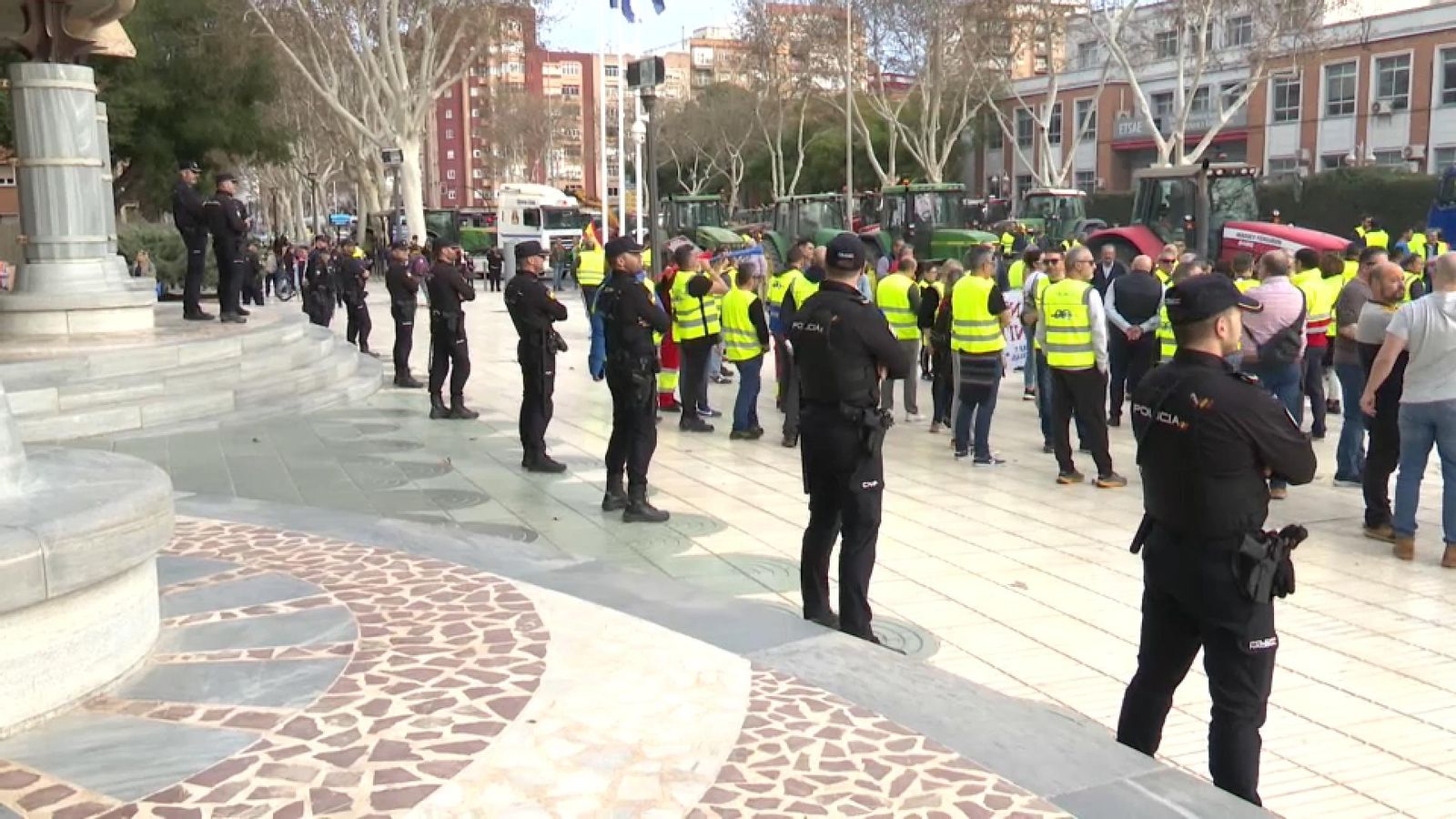 Protestes agràries a Múrcia Protestes agràries a Múrcia