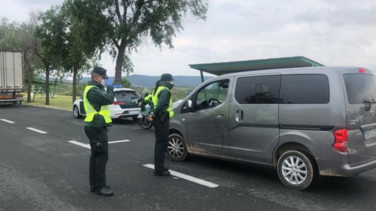 Control de la Guàrdia Civil a la Rioja