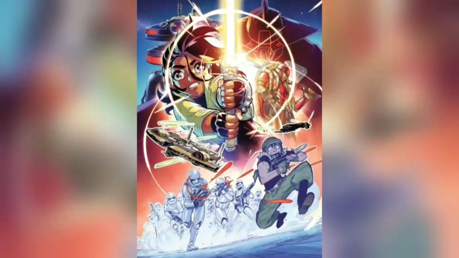 Portada del manga d'Star Wars 'La senda del sable de luz'