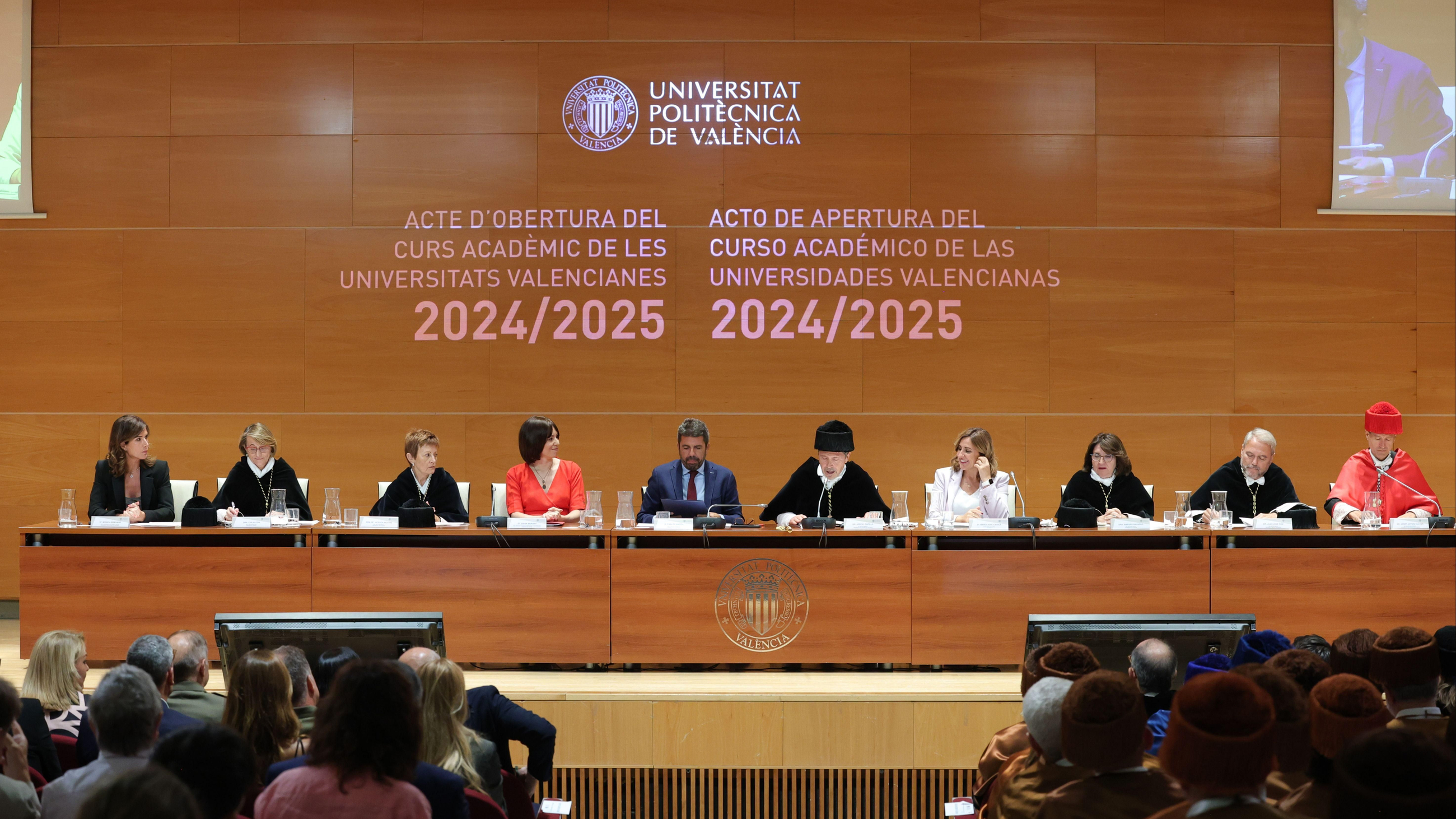 Acte d'obertura del curs acadèmic a la UPV Acte d'obertura del curs acadèmic a la UPV
