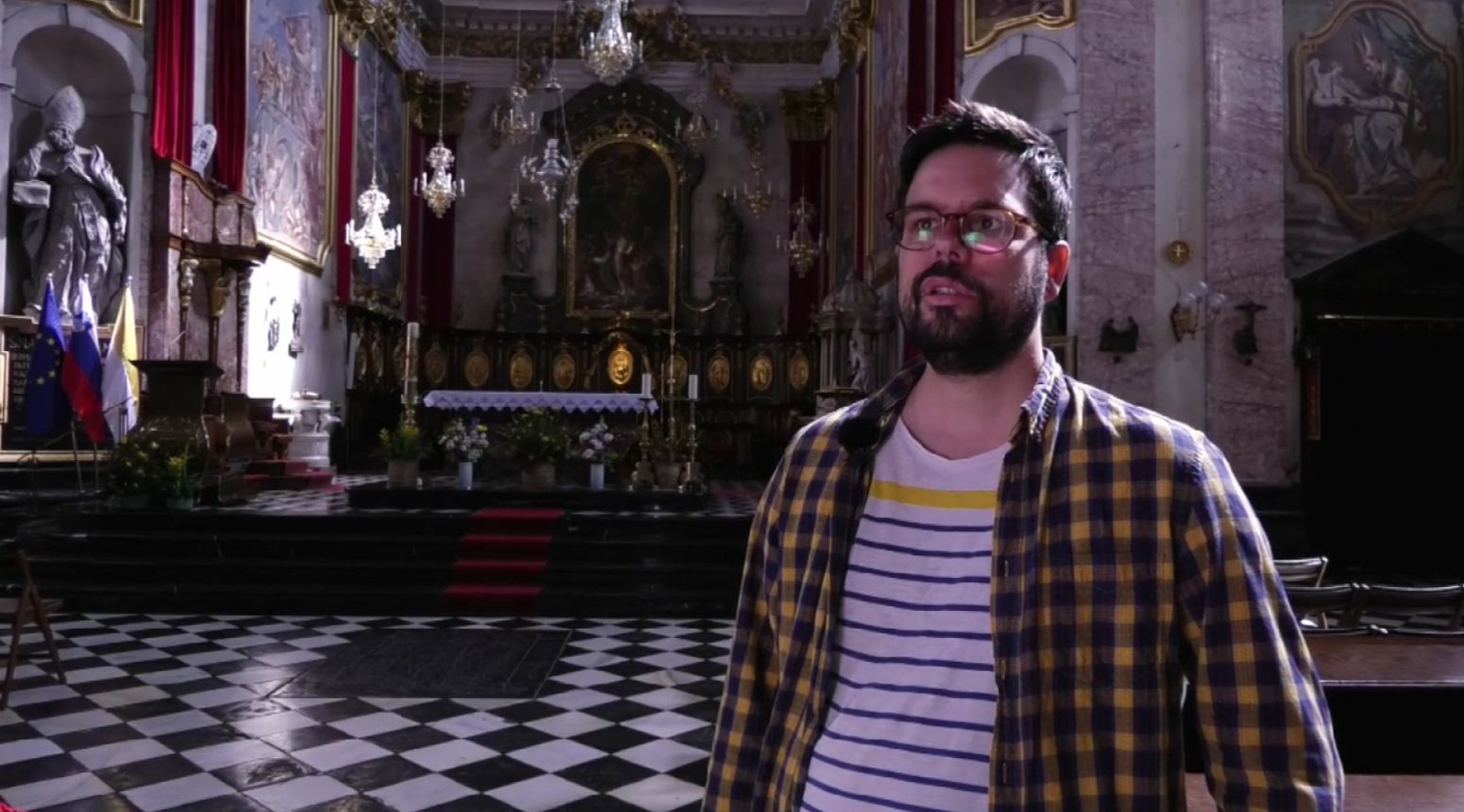 Amb Rodrigo, Alacant, visitarem la catedral de Sant Nicolau