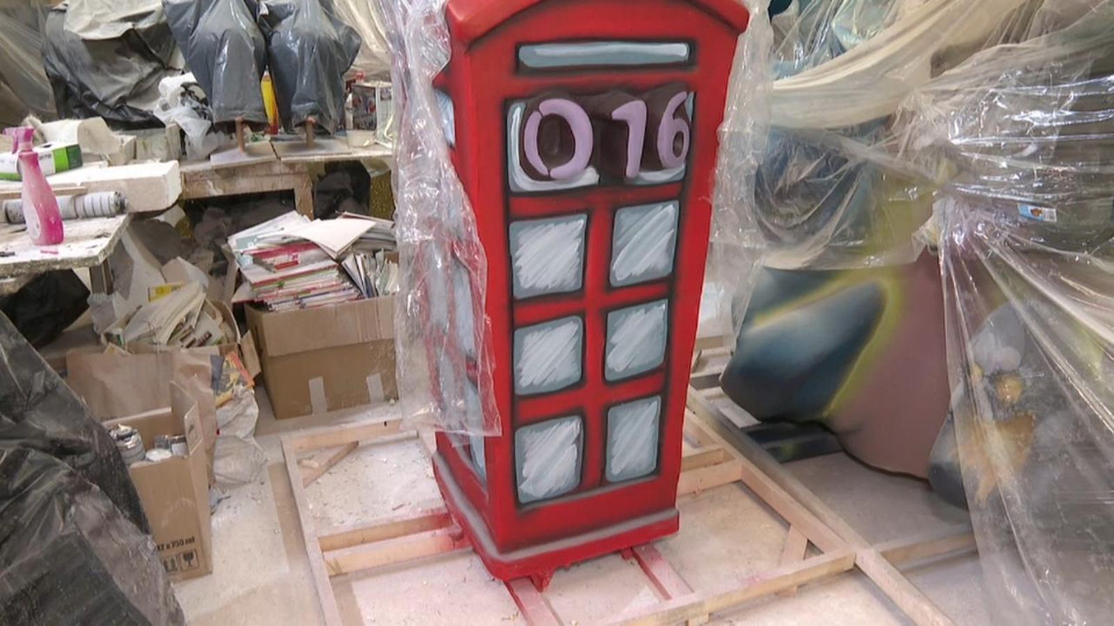 Falla amb el lema "016. Tolerància zero"