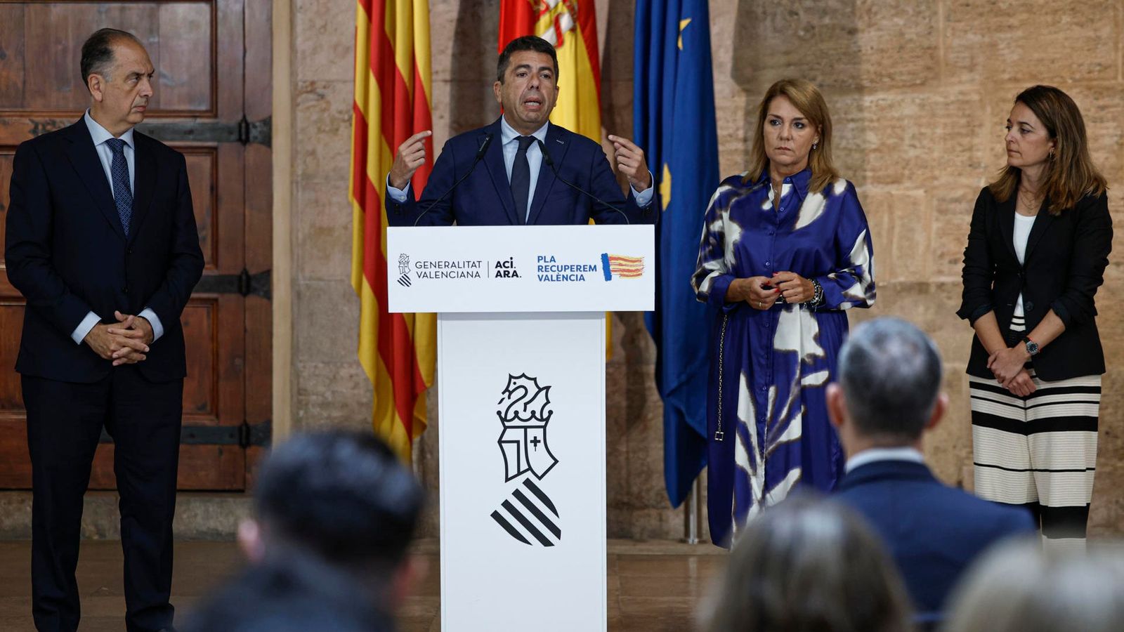 Presentació del pla integral contra l'ocupació de vivendes, este dijous al Palau de la Generalitat