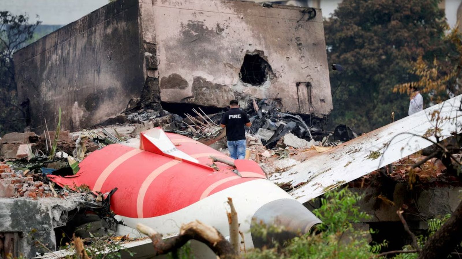 L'avió Boeing 787 d'Air l'Índia accidentat, a Ahmadabad, el passat 13 de juny