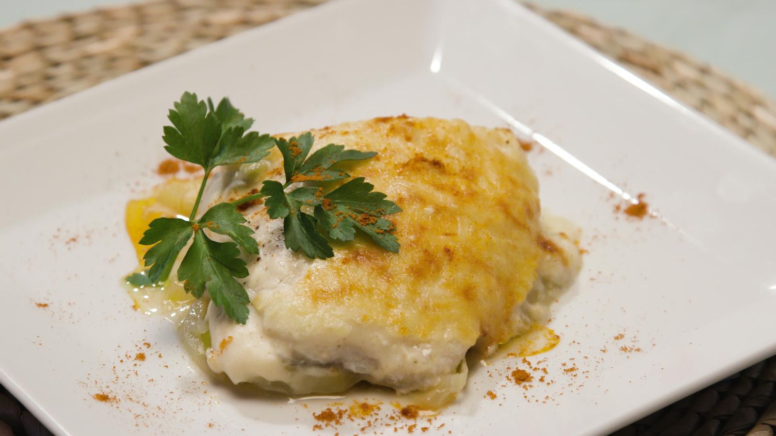 Abadejo gratinat al forn