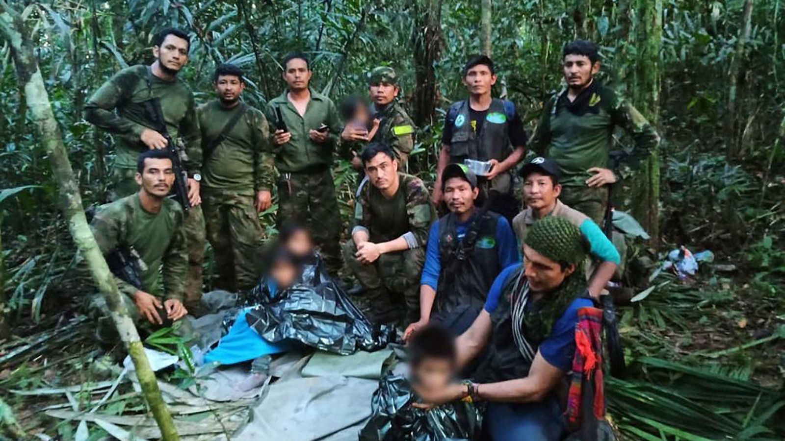 L'“Operació Esperança” troba els quatre xiquets desapareguts a la selva colombiana