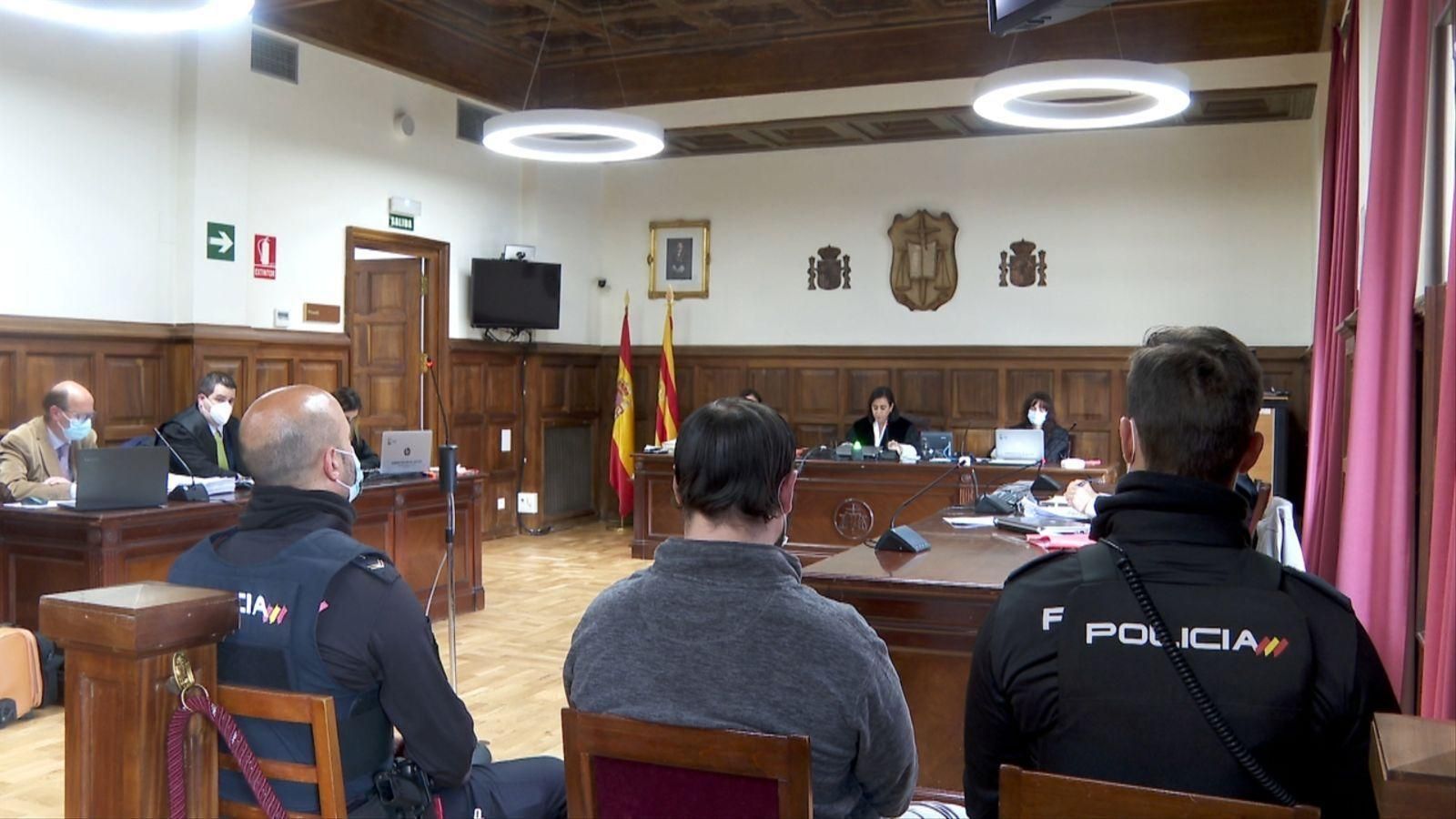 Pedro Lozano, conegut com el Rambo de Requena, durant el judici