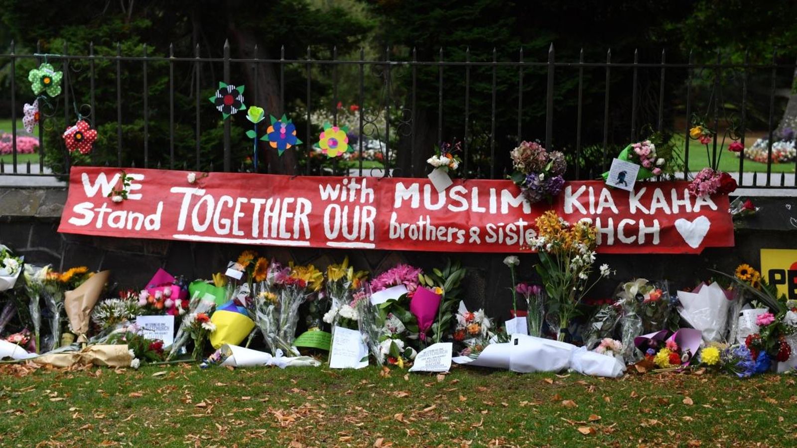 Memorial a les víctimes de l'atac terrorista