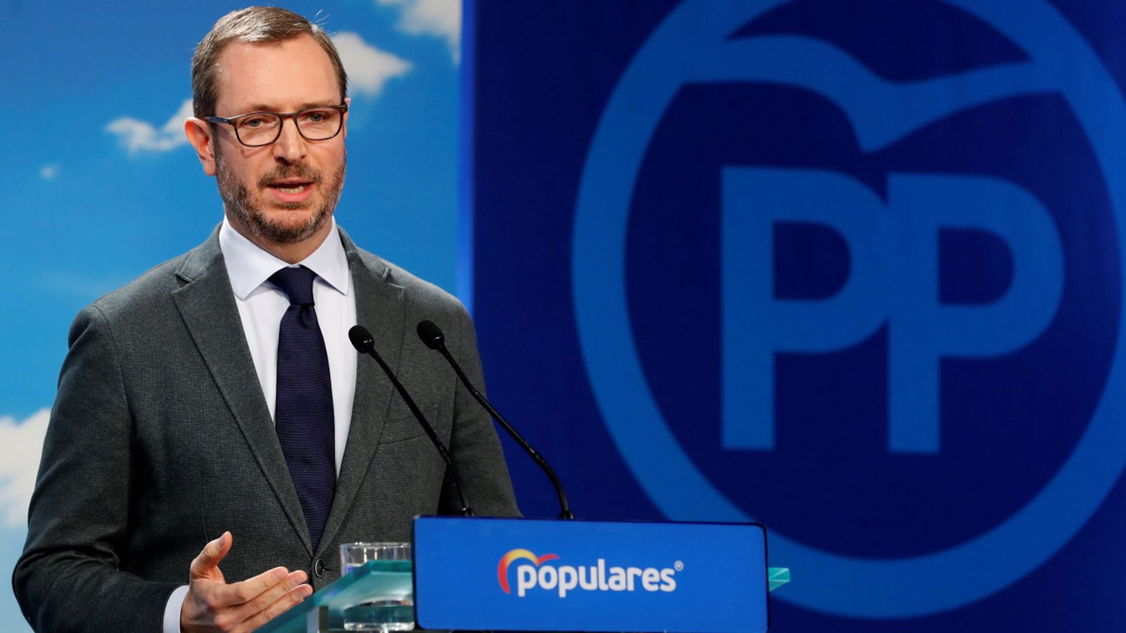 Compareixença de Javier Maroto després del Comité Executiu. Ballesteros (Efe)