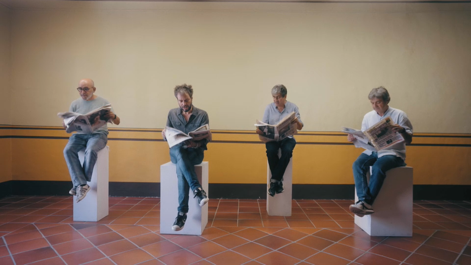 Moment de l'actuació 'Living room music history', John Cage 1940