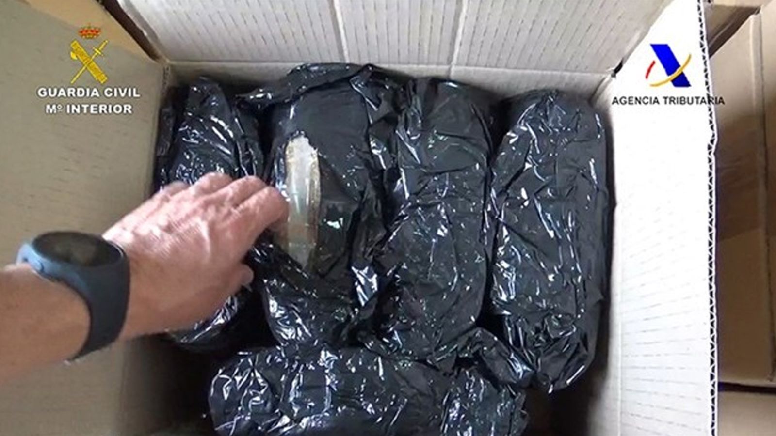 La Guàrdia Civil intervé més de 19 tones de tabac de contraban