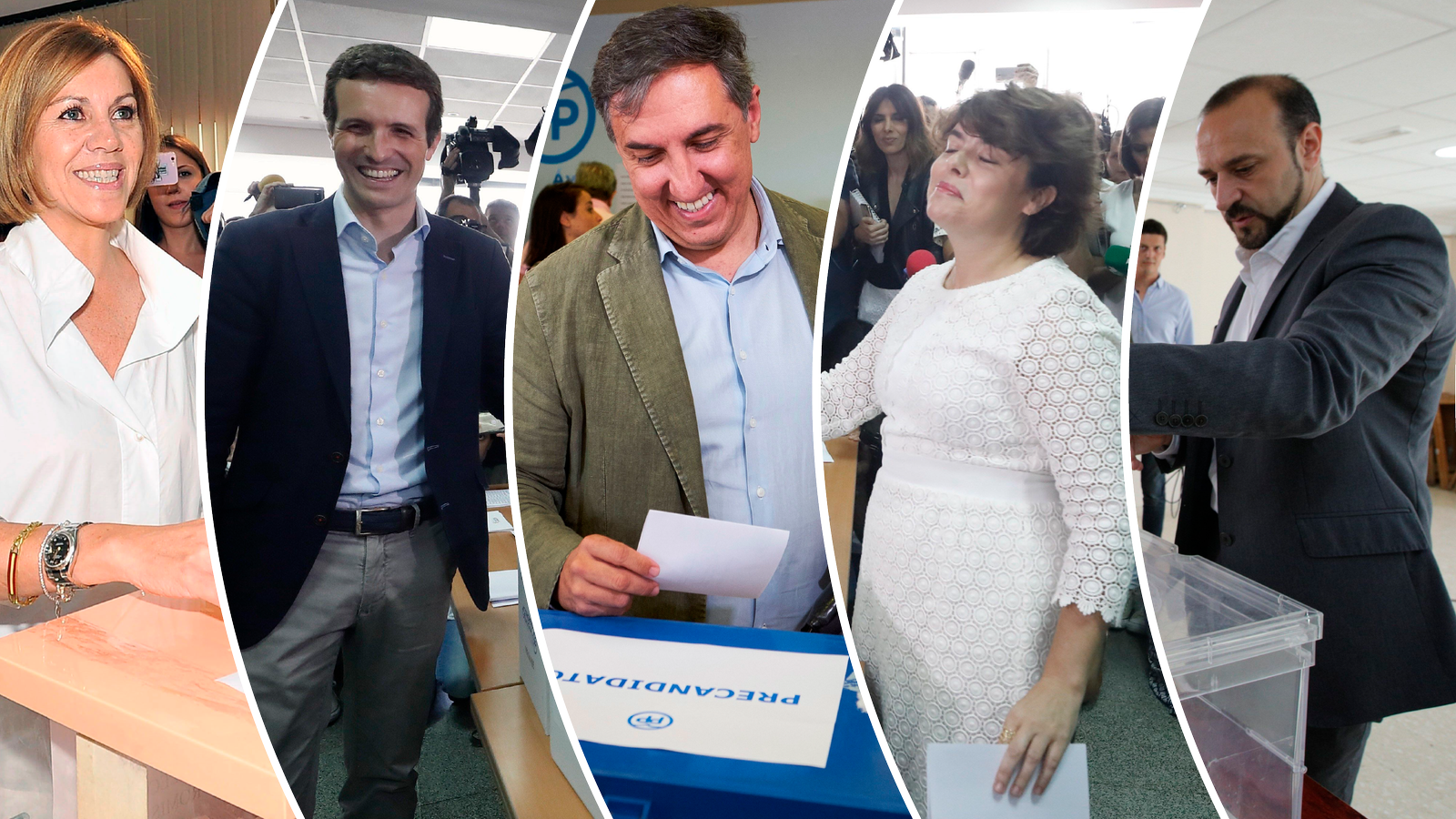 Votació del precandidat del PP Elio cabanes | Natxo Francès (Efe)