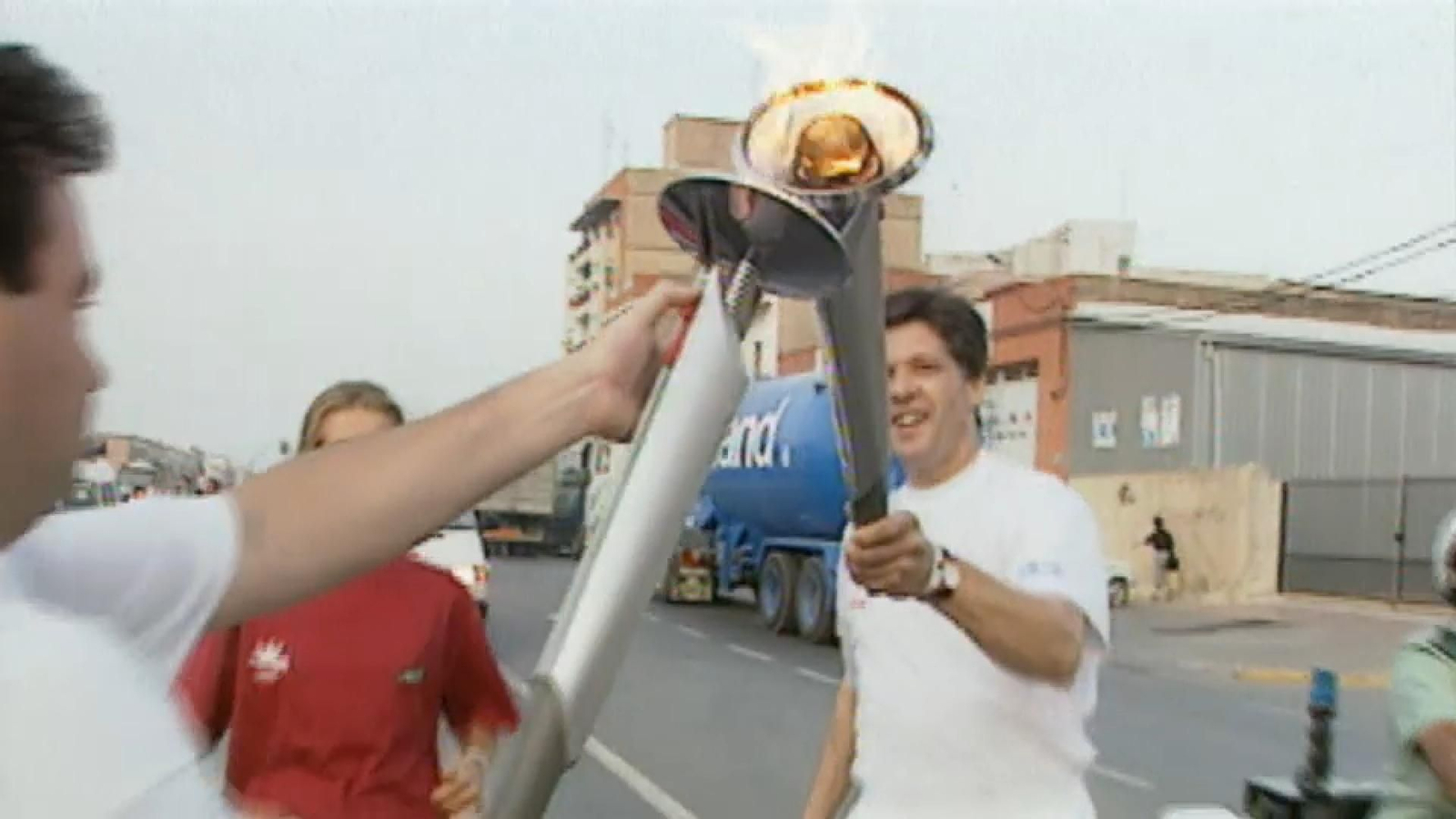 El Genovés va ser el portador de la torxa olímpica al pas per la Comunitat Valenciana.