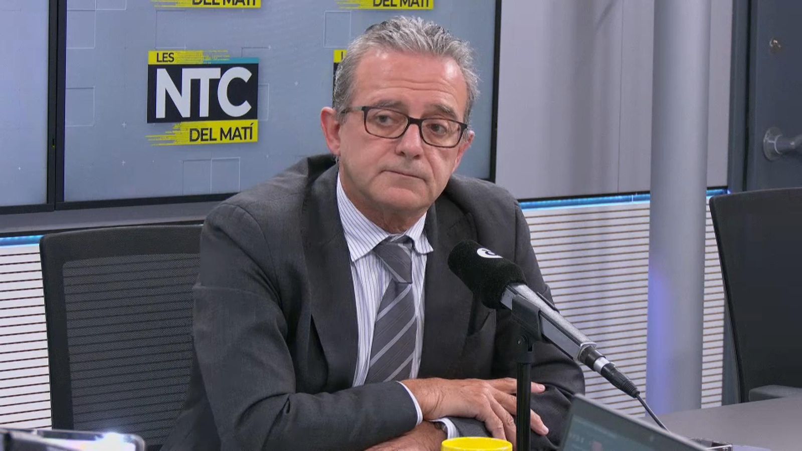 El secretari autonòmic d'Ocupació, Antonio Galvañ, este dimecres en 'Les notícies del matí'