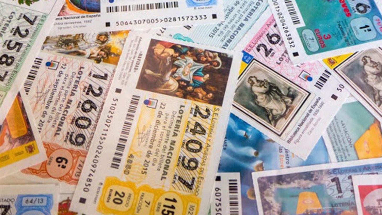 Dècims de loteria en una imatge d'arxiu