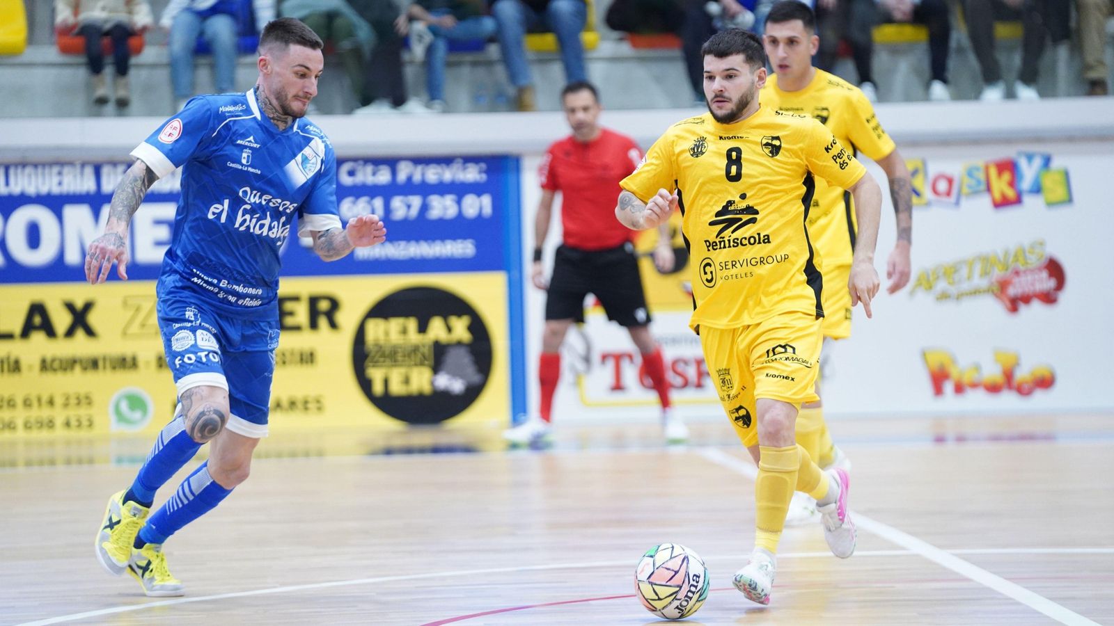 Pani, en una acció del partit