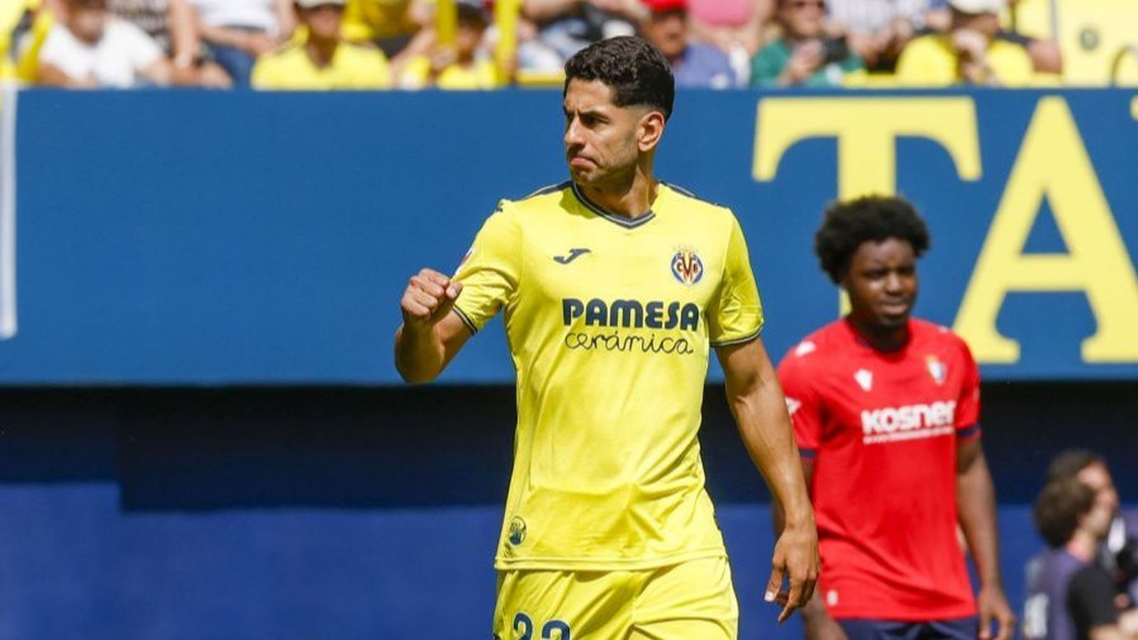 El jugador del Vila-real, Ayoze