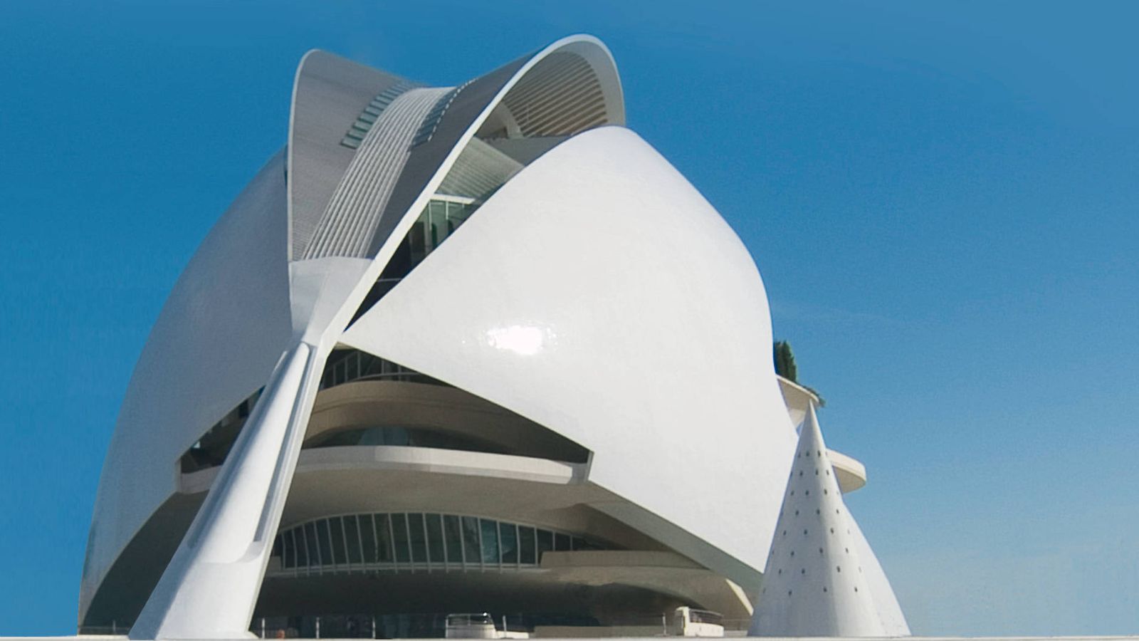 El Palau de les Arts a la ciutat de València