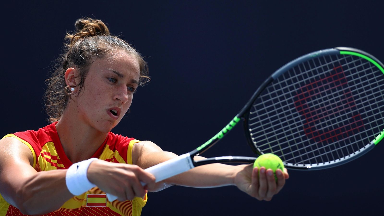 Sara Sorribes, abans de treure